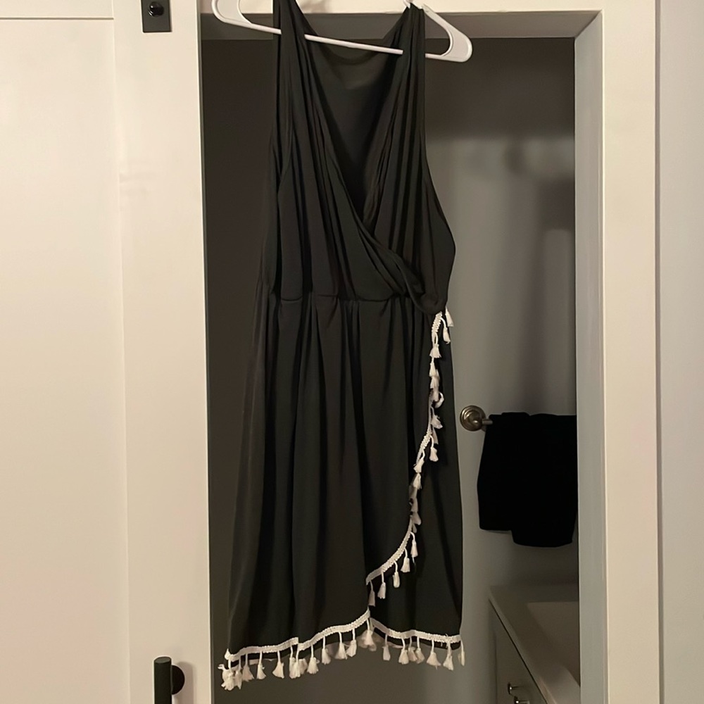 Grey dress. Good for vacation or beach. Never worn.